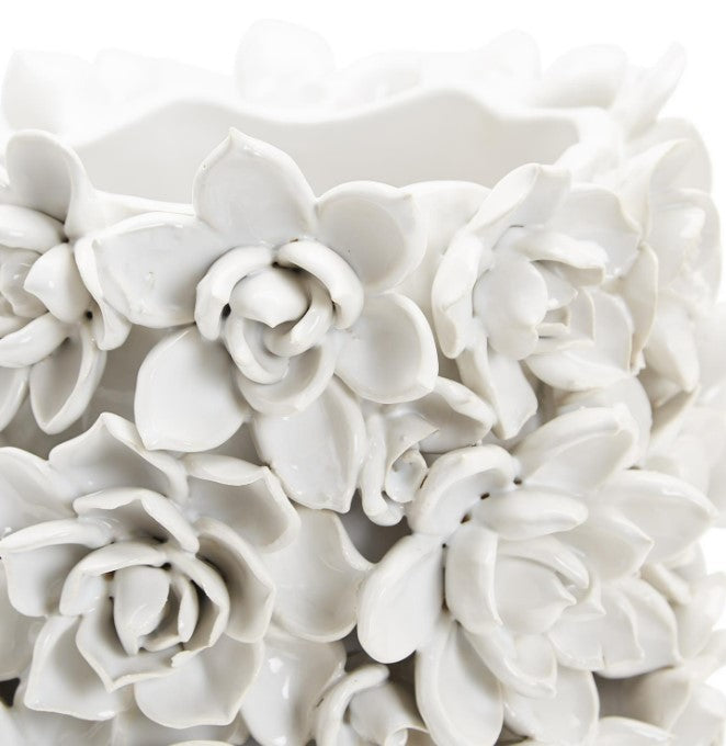 Succulents  White Planter/Vase - Ceramic